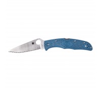 Ніж Spyderco Endura 4 Lightweight K390 Serrated Blue (C10FSK390)