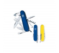 Ніж Victorinox Climber Ukraine Синьо-жовтий (1.3703.2.8)