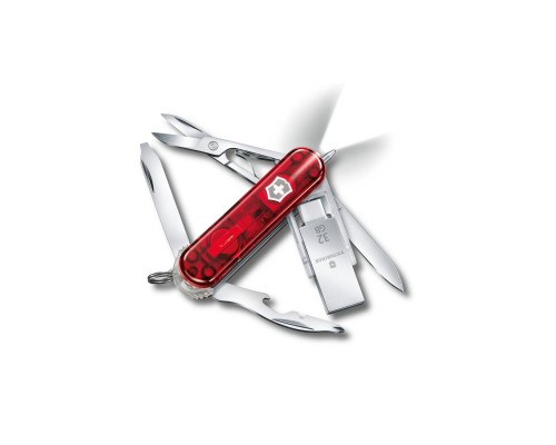 Ніж Victorinox Midnite ManagerWork 58 мм LED/USB 3.0/3.1 32 Gb (4.6336.TG32)