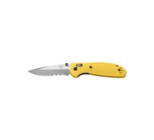 Ніж Benchmade "Pardue Griptilian Mini" Plain + Serrator, Yellow (556S-YEL)