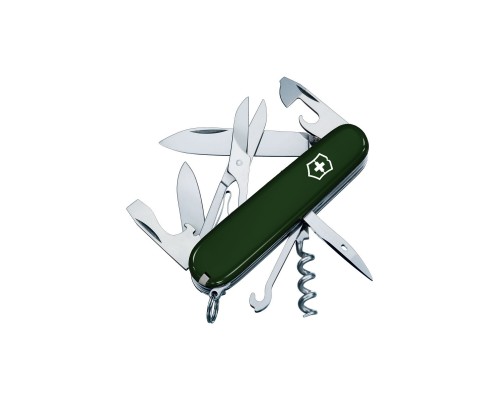 Ніж Victorinox Climber 91 мм Зелений (1.3703.4)