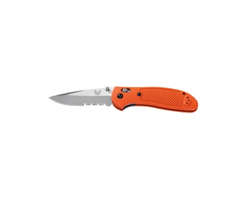 Ніж Benchmade "Pardue Griptilian" Plain + Serrator, Orange (551S-ORG)