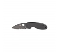 Нож Spyderco Efficent Black Blade Serrated (C216GPSBBK)