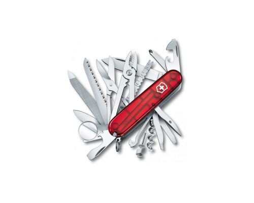 Ніж Victorinox Swisschamp Transparent Red (1.6795.T)