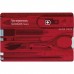 Ніж Victorinox SwissCard Transparent Red (0.7100.T)