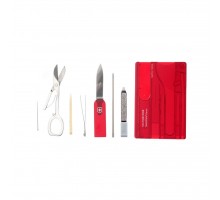 Ніж Victorinox SwissCard Transparent Red (0.7100.T)