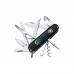 Ніж Victorinox Huntsman Ukraine Black "Вогняний Тризуб" (1.3713.3_T0316u)