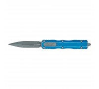 Ніж Microtech Dirac Double Edge Stonewash Distressed Blue (225-10DBL)