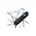 Ніж Victorinox Huntsman Army 91 мм Чорний Емблема ЗСУ + Напис ЗСУ (1.3713.3_W1011u)