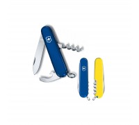 Ніж Victorinox Waiter Ukraine 84 мм Синьо-жовтий (0.3303.2.8)