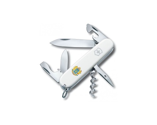 Ніж Victorinox Spartan Ukraine White "Великий Герб України" (1.3603.7_T0400u)