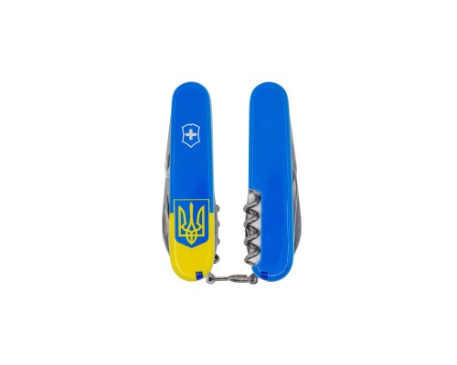 Ніж Victorinox Climber Ukraine Герб на прапорі (1.3703.7_T3030p)