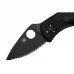 Ніж Spyderco Ambitious FRN Black Blade Serrator (C148SBBK)