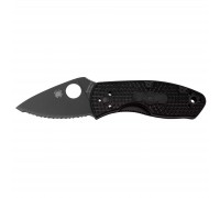 Ніж Spyderco Ambitious FRN Black Blade Serrator (C148SBBK)