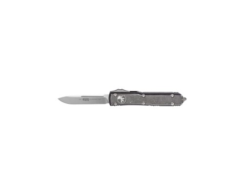 Ніж Microtech Ultratech Drop Point Stonewash Distressed Black (121-10DBK)