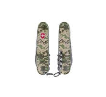 Ніж Victorinox Huntsman Army 91 мм Піксель + Лого (1.3713.3_W3941p)