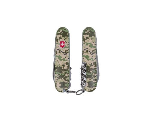 Ніж Victorinox Huntsman Army 91 мм Піксель + Лого (1.3713.3_W3941p)