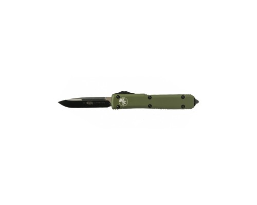 Ніж Microtech Ultrtaech Drop Point Black Blade Green (121-1OD)