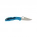 Ніж Spyderco Delica 4 Flat Ground Blue (C11FPBL)