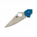 Ніж Spyderco Delica 4 Flat Ground Blue (C11FPBL)