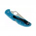 Ніж Spyderco Delica 4 Flat Ground Blue (C11FPBL)