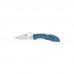 Ніж Spyderco Delica 4 Flat Ground Blue (C11FPBL)