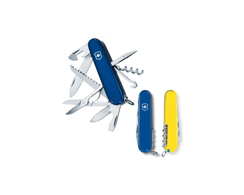 Ніж Victorinox Huntsman Ukraine 91 мм Синьо-жовтий (1.3713.2.8)