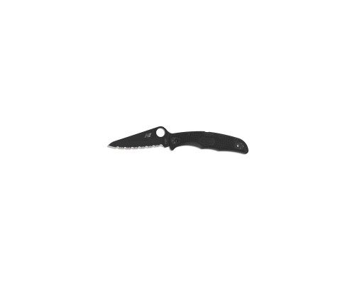 Ніж Spyderco Pacific Salt 2 Black Blade Serrator (C91SBBK2)