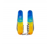 Ніж Victorinox Climber Ukraine Жовто-синій малюнок (1.3703.7_T3100p)