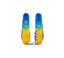 Ніж Victorinox Climber Ukraine Жовто-синій малюнок (1.3703.7_T3100p)