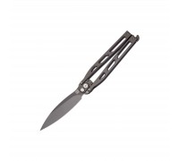 Ніж Artisan Kinetic Balisong, D2, G10 Curved black (1823PL-BKC)