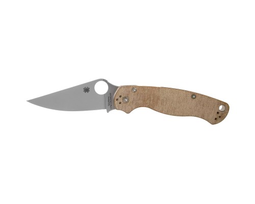 Ніж Spyderco Para Military 2 Brown Micarta CPM Cru-Wear (C81MPCW2)