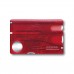 Ніж Victorinox SwissCard NailCare Transparent Red (0.7240.T)