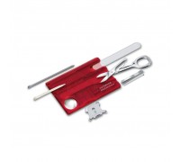 Ніж Victorinox SwissCard NailCare Transparent Red (0.7240.T)