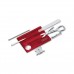 Ніж Victorinox SwissCard NailCare Transparent Red (0.7240.T)