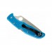 Ніж Spyderco Endura 4 Flat Ground, blue (C10FPBL)