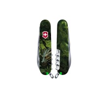 Ніж Victorinox Huntsman Zodiac 91 мм Зелений дерев'яний дракон (1.3713.3_Z3240p)