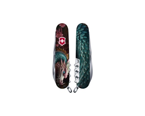 Ніж Victorinox Climber Zodiac Лазурний дракон (1.3703.3_Z3290p)