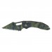 Ніж Microtech Stitch Olive Camo Signature Series Serrator (169-3OCS)