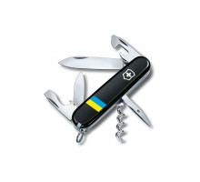 Ніж Victorinox Spartan Ukraine Black "Прапор України" (1.3603.3_T1100u)