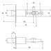 Защелка Avers 6072-01-G (UA) (цвет золото)