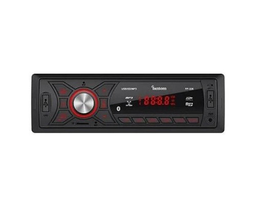 Бездисковая MP3-магнитола Fantom FP-326 Black/Red