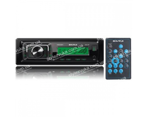 Бездисковая MP3-магнитола Shuttle SUD-387 Black/Green