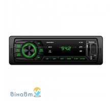 Бездисковая MP3-магнитола Fantom FP-350 Black/Green