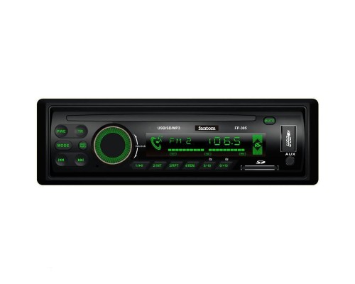 Бездисковая MP3-магнитола Fantom FP-395 Black/Multicolor