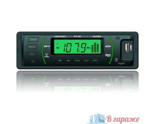 Бездисковая MP3-магнитола STARLITE STL-302 Black/Green