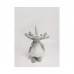 Новорічна фігурка Novogod`ko Олень в білому, 53см, LED роги (974646)