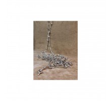 Прикраса декоративна Jumi гірлянда намисто диско 4м х 14мм, пластик, срібло (5900410426542)