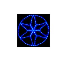 Гірлянда Delux Motif flash Star 60 х 60 см синій P44 EN (90012984)