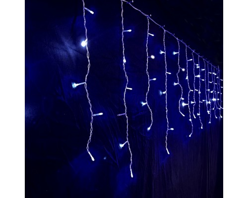 Гірлянда Novogod`ko бахрома 83 LED, синій, 3*0,6 м, мерехтіння (973777)